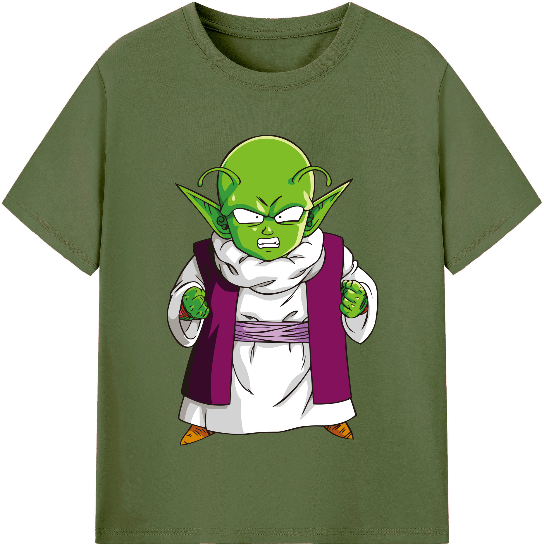 （画像用） ドラゴンボール ピッコロ DRAGON BALL Piccolo 綿100％半袖Tシャツ（フロントプリント）